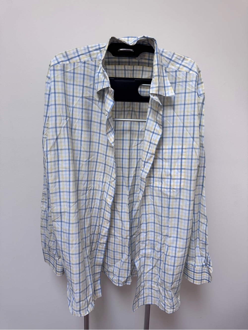 Luigi Borrelli Men's Plaid Dress Shirt